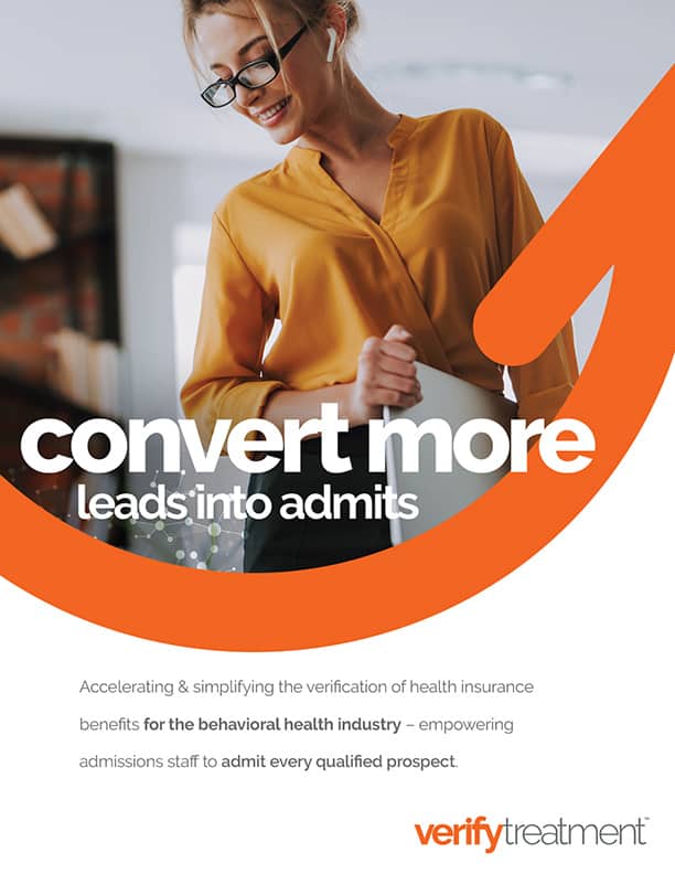 Accelerating & simplifying the verification of health insurance benefits for the behavioral health industry to admit every qualified prospect. 